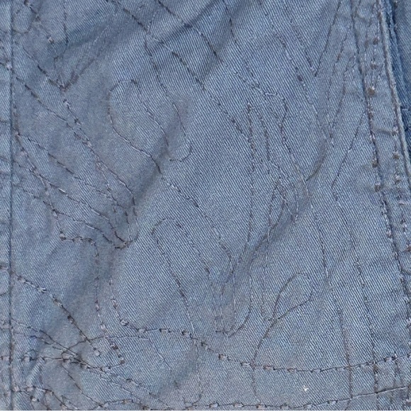 Coldwater Creek Blue Lightweight Jacket Women’s Petite 6 Shaped Fit Shaoed Fit - Picture 3 of 6